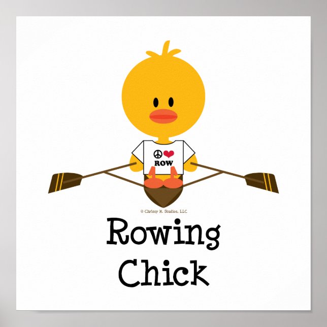 Rowing Chick Poster (Front)