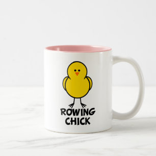 Rowing Chick Two-Tone Coffee Mug