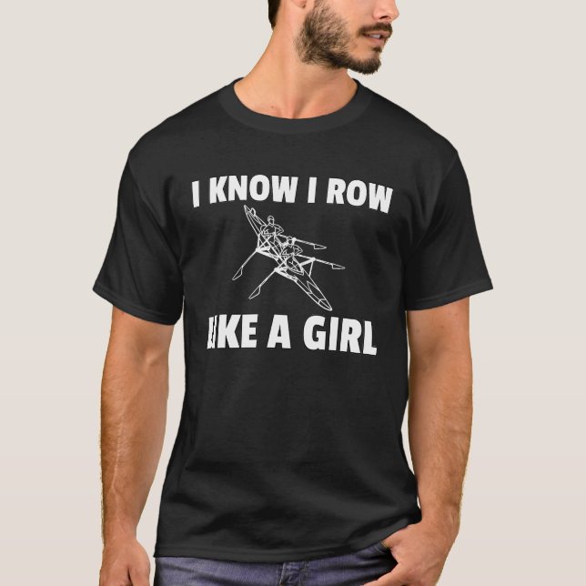 Rowing Crew Gift Funny Paddling Rower T-Shirt (Front)