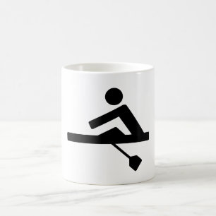 Rowing Crew Pictogram Magic Mug