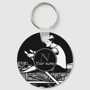 Rowing Keychain