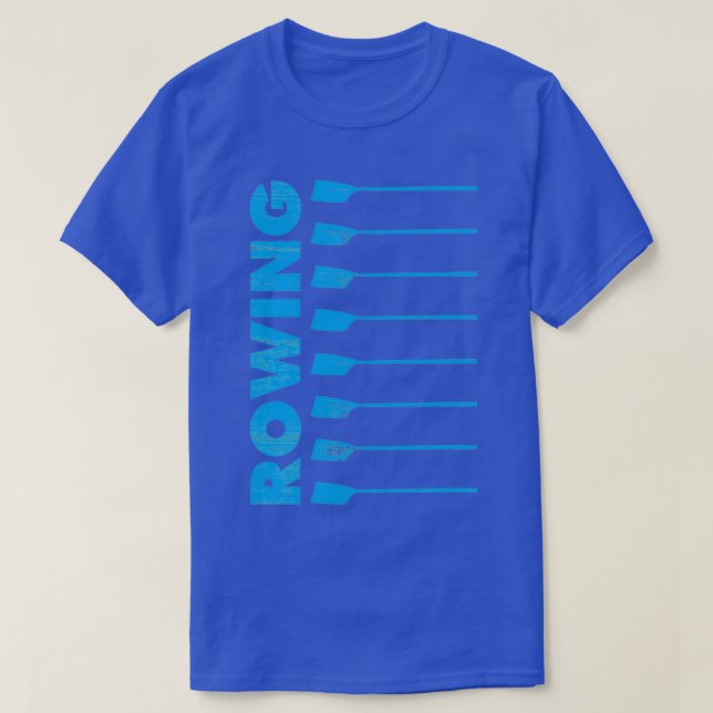 Rowing Oars 3 T-Shirt (Design Front)