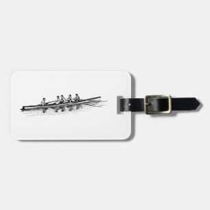 Rowing Rowers Crew Team Water Sports Luggage Tag