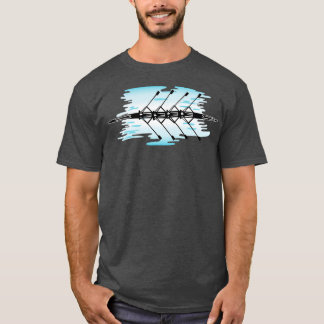 Rowing rowing boat and water 2 T-Shirt