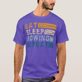 Rowing Sport Water Club girl vintage T-Shirt