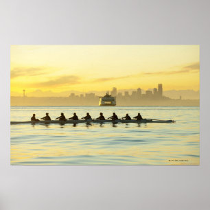 Rowing Team 2 Poster