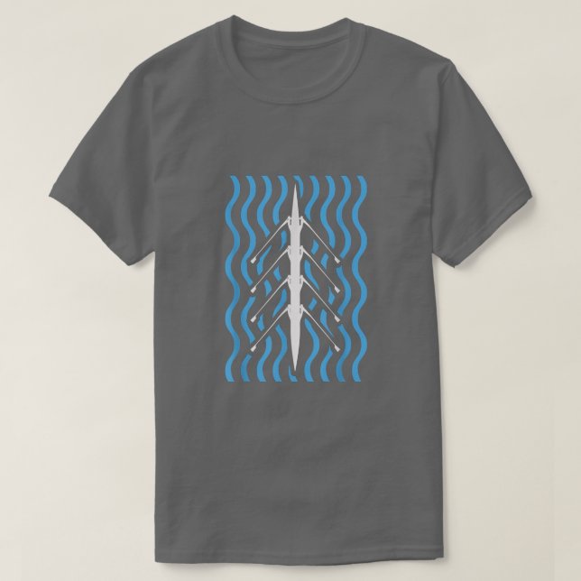 Rowing Team Rowing Crew Rower  T-Shirt (Design Front)