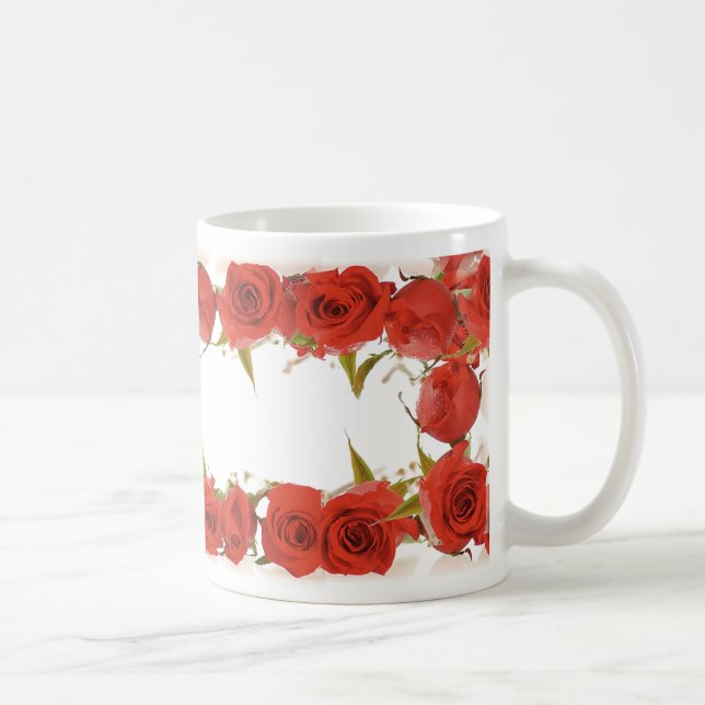 Rows and Rows of Roses (1)  [ CUSTOMIZE  ] Coffee Mug (Right)