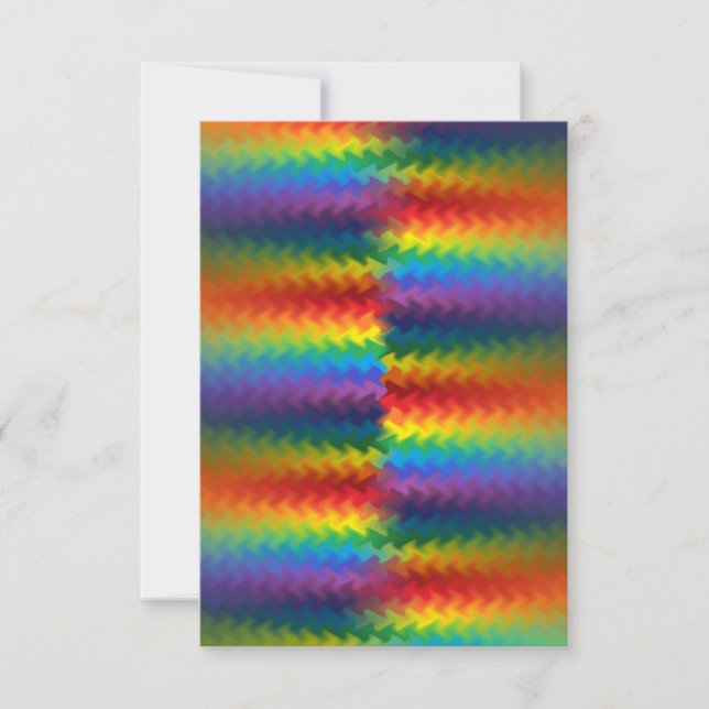 Rows of a Rainbow Fire (Front)