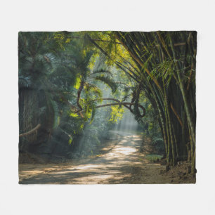 Rows of Bamboo Fleece Blanket