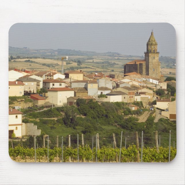Rows of grape vines in the foreground frame the mouse pad (Front)