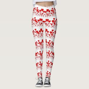 **ROWS OF HEARTS** LEGGINGS