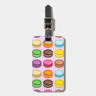 Rows of Macarons Luggage Tag