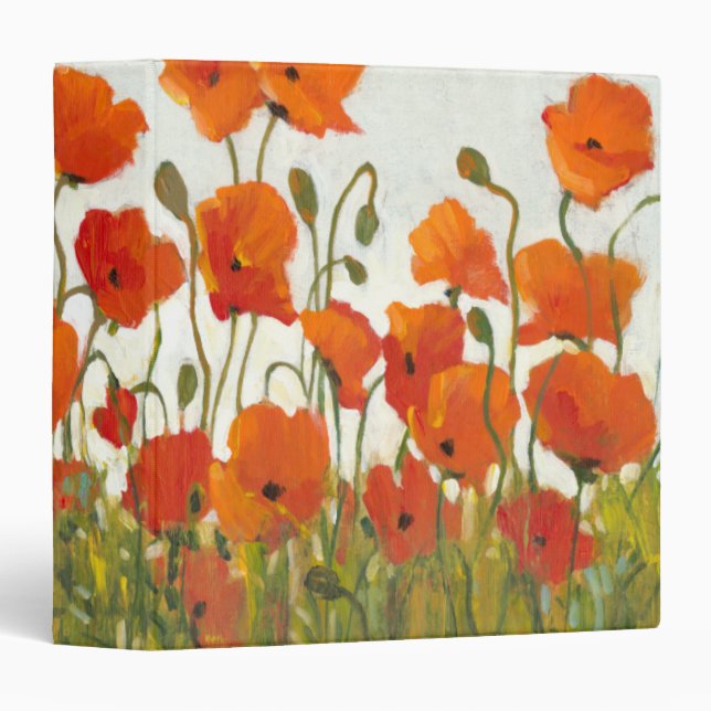Rows of Poppies I Binder (Front/Spine)
