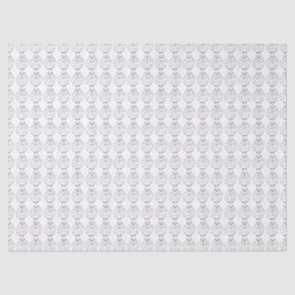 "Rows of whimsical sheep” Tissue Paper