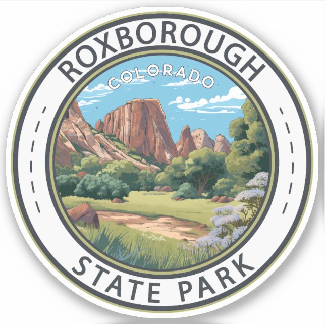 Roxborough State Park Colorado Badge (Front)