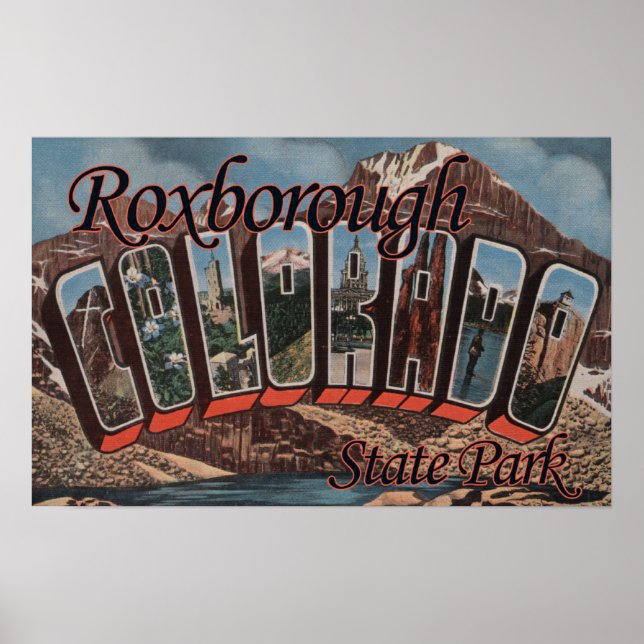 Roxborough State Park, Colorado Poster (Front)