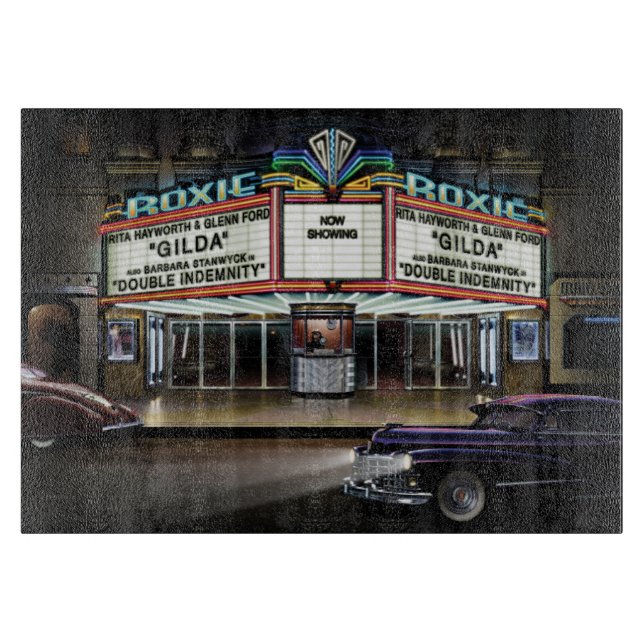 Roxie Picture Show Cutting Board (Front)