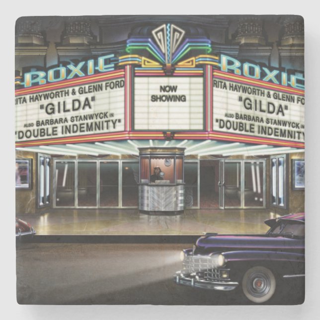 Roxie Picture Show Stone Coaster (Front)