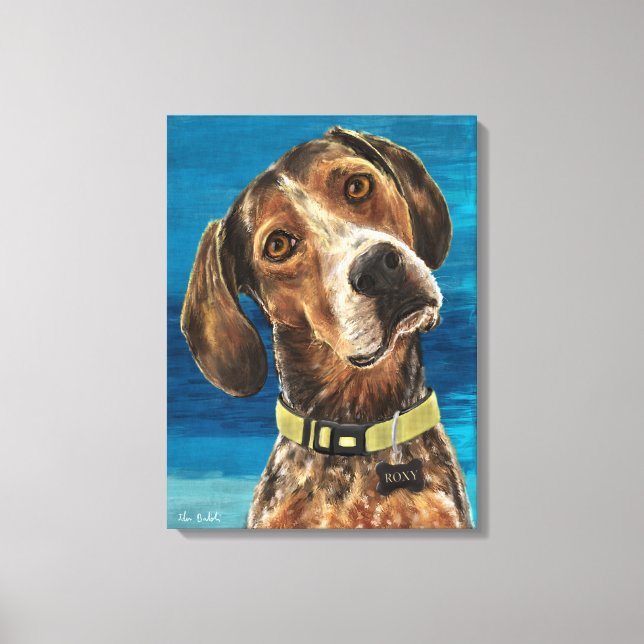 Roxy3 Canvas Print (Front)