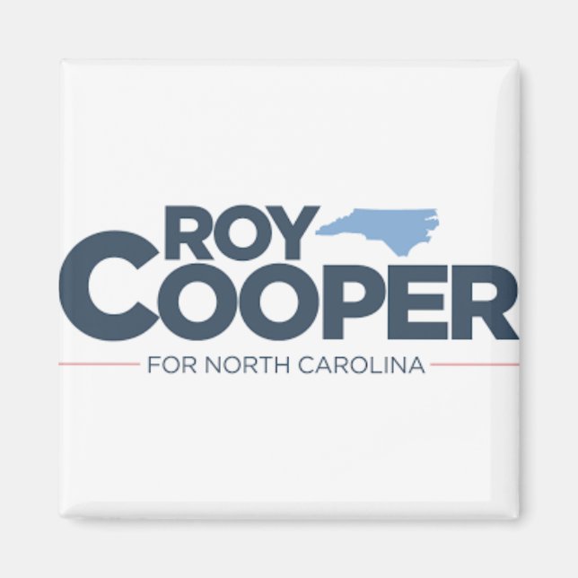 Roy Cooper for North Carolina Governor Magnet (Front)