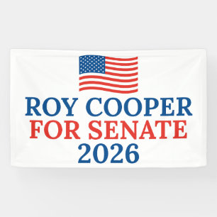 Roy Cooper for Senate 2026 Election Banner