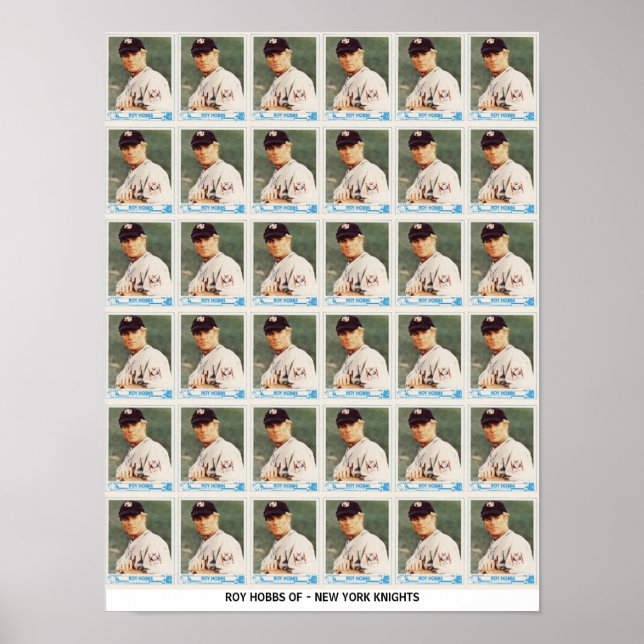 Roy Hobbs Uncut Cards Poster (Front)