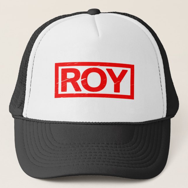 Roy Stamp Trucker Hat (Front)