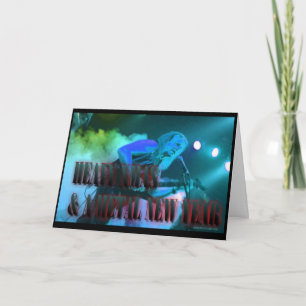 ROY STONE LOURD MÉTAL CARTE XMAS