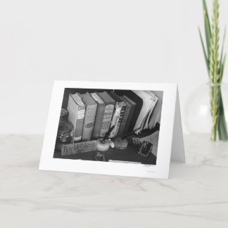 Roy Takeno's Desk 1943 Card