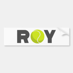 Roy Tennis Bumper Sticker