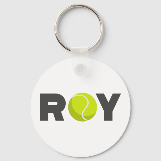 Roy Tennis Keychain (Front)