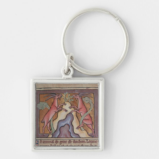 Roy Wild goats from a Bestiary Keychain (Front)