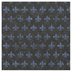 ROYAL1 BLACK MARBLE & BLUE STONE (R) FABRIC