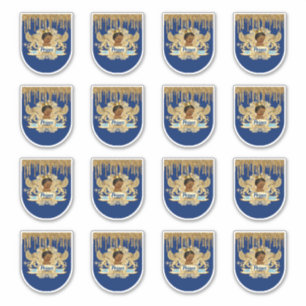 Royal African Prince Blue & Gold Mini Sanitizer 