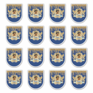 Royal African Prince Blue & Gold Mini Sanitizer 