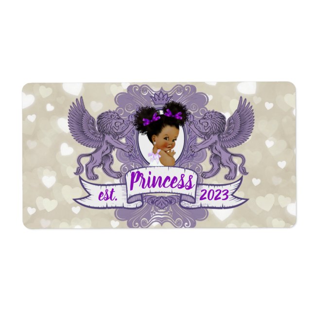 Royal African Princess-Purple Fancy Mini Champagne (Front)