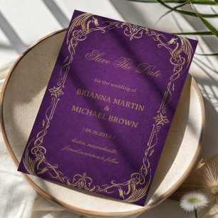 Royal Amethyst Art Celtic Save The Date