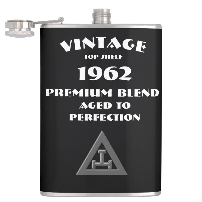 Royal Arch Birthday  Hip Flask (Opened)