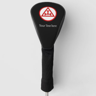 Royal Arch Chapter Freemason Masonic Gift Golfer Golf Head Cover