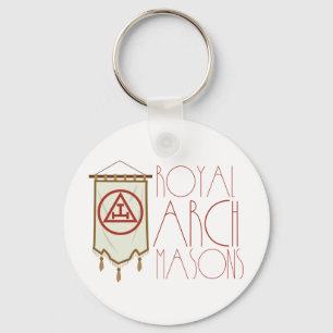 Royal Arch Freemason Banner Keychain