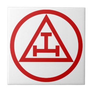 ROYAL ARCH MASONS CIRCULAR TILE