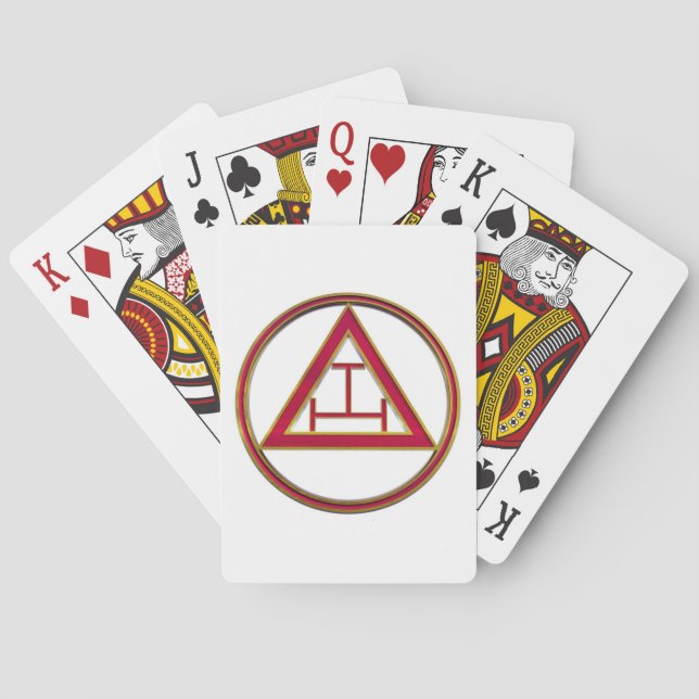 Royal Arch Triple Tau Playing Cards (Back)