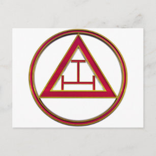 Royal Arch Triple Tau Postcard