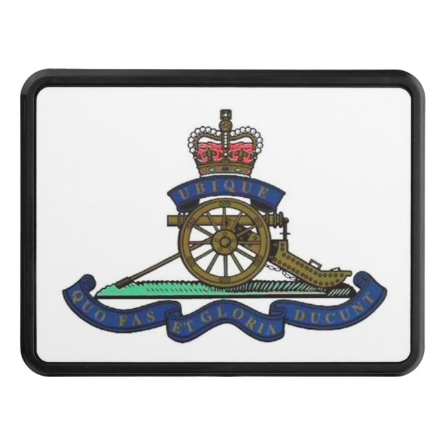 Royal Artillery badge - United Kingdom Trailer Hitch Cover (Front)
