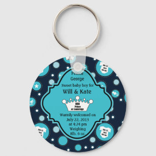 Royal Baby Boy for William and Catherine 2013 Keychain