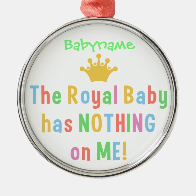 Royal Baby ornament (Front)