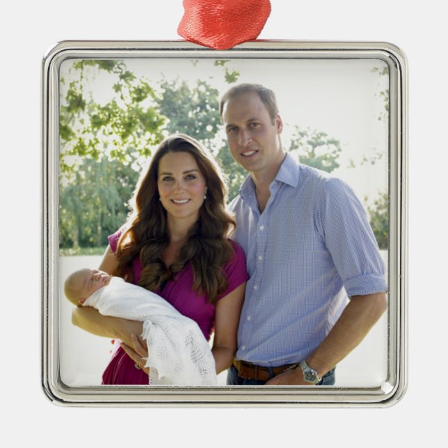 Royal Baby Silver Ornament (Front)