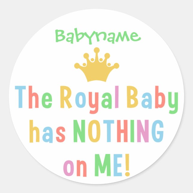 Royal Baby stickers (Front)
