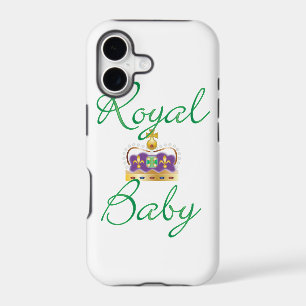 Royal Baby with Purple and Gold Crown